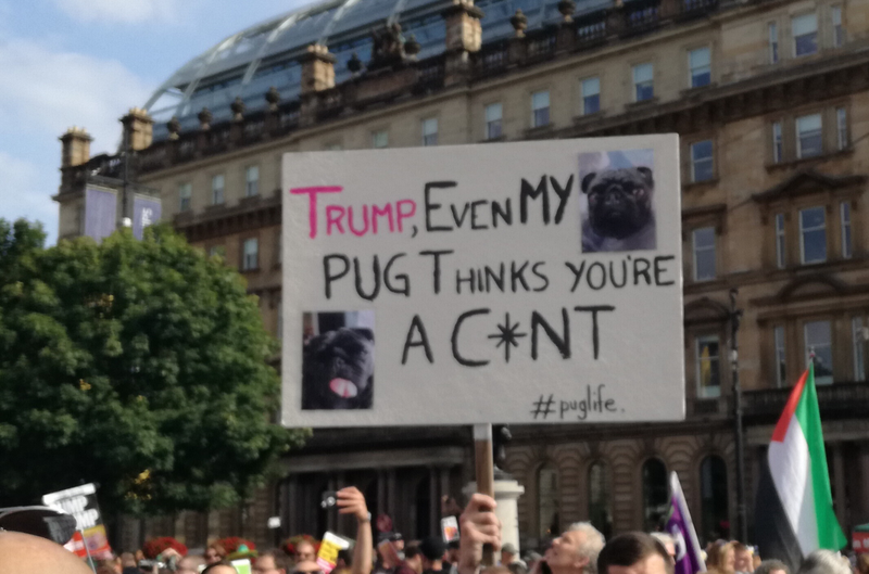 Illustration for article titled Scottish anti-Trump photo dump (long and comprehensive!)